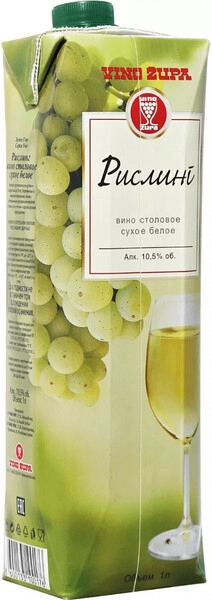Вино Vino Zupa, Rizling, Tetra Pak, 1 л