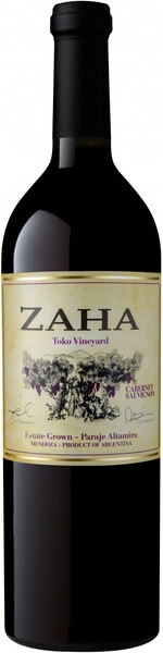 Вино Bodega Teho, Zaha Toko Vineyard Cabernet Sauvignon, 2018