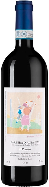 Вино Roberto Voerzio, Barbera d'Alba Il Cerreto DOC, 2020