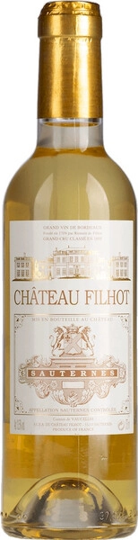 Вино Chateau Filhot, Sauternes AOC, 2022, 375 мл