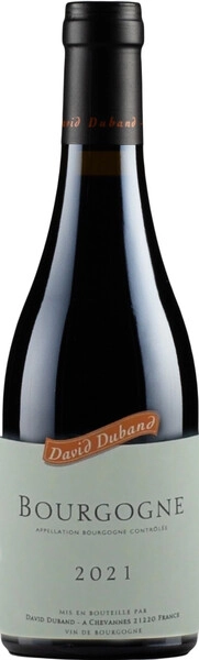 Вино David Duband, Bourgogne AOC Pinot Noir, 2021, 375 мл
