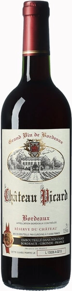 Вино Chateau Picard, Bordeaux AOC, 2021