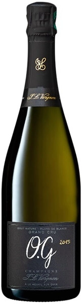 Шампанское Champagne J.L. Vergnon, O.G Brut Nature Blanc de Blancs Grand Cru, 2015