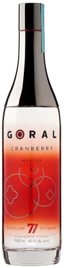 Водка Goral Master Cranberry, 0.7 л