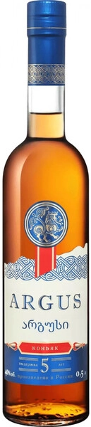 Коньяк Аргус 5-летний, 0.5 л