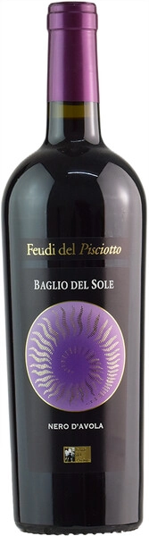 Вино Feudi del Pisciotto, Baglio del Sole Nero d'Avola, Sicilia IGT, 2020