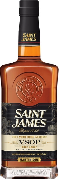 Ром Saint James Tres Vieux Agricole VSOP, Martinique AOC, 0.7 л