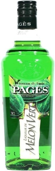 Ликер Pages Melon Vert, 0.7 л