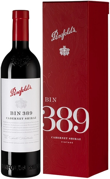Вино Penfolds, Bin 389 Cabernet Shiraz, 2021, gift box