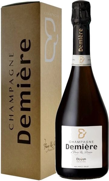 Шампанское Demiere, Divin Alliance Brut, Champagne AOC, gift box