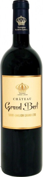 Вино Chateau Grand Bert, Saint-Emilion Grand Cru AOC, 2020