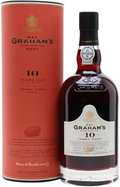 Портвейн Graham's, 10 Year Old Tawny Port, gift box