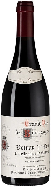 Вино Domaine Paul Pernot & Fils, Volnay 1er Cru Carelle sous la Chapelle AOC, 2022