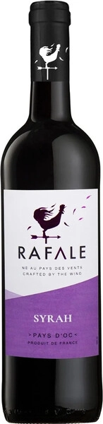 Вино Rafale Syrah, Pays d'Oc IGP, 2023