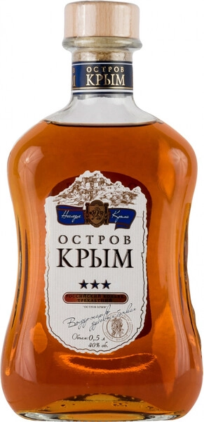 Коньяк Остров Крым 3-летний, 0.5 л