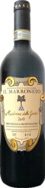 Вино Il Marroneto, Madonna delle Grazie Brunello di Montalcino DOCG, 2020