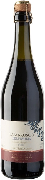 Игристое вино Casa Bell'Albero Lambrusco dell'Emilia IGT Rosso Dolce