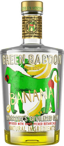 Джин Green Baboon Banana, 0.5 л