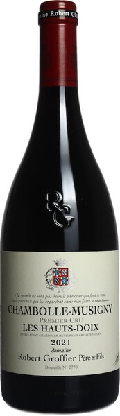 Вино Domaine Robert Groffier Pere & Fils, Chambolle-Musigny 1er Cru Les Hauts-Doix AOC, 2021