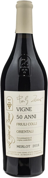 Вино Le Vigne di Zamo, Vigne 50 Anni Merlot, Friuli Colli Orientali DOC, 2018