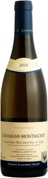 Вино Domaine Fernand & Laurent Pillot, Chassagne-Montrachet 1er Cru Grandes Ruchottes AOC, 2018