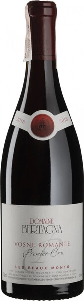 Вино Domaine Bertagna, Vosne Romanee 1-er Cru Les Beaux Monts, 2018, 1.5 л