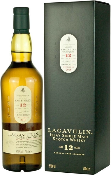 Виски Diageo, Lagavulin 12 Years Old (Release 2018), gift box, 0.7 л