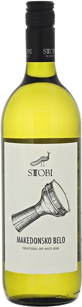 Вино Stobi, Makedonsko Belo, 1 л
