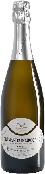 Игристое вино Cave de Bissey, Cremant de Bourgogne AOP Blanc de Blancs Brut