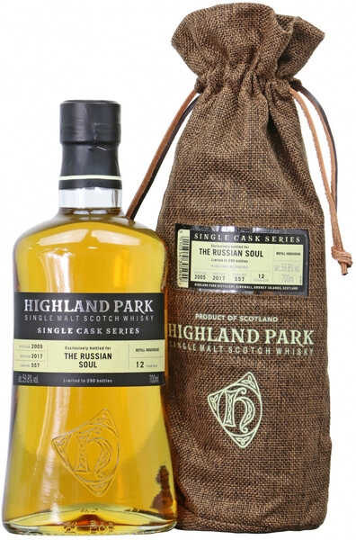 Виски Highland Park, Single Cask 12 Years Old (59,8%), 0.7 л