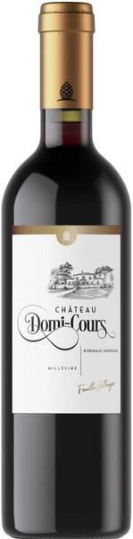 Вино Chateau Domi-Cours, Bordeaux Superieur AOC, 2018