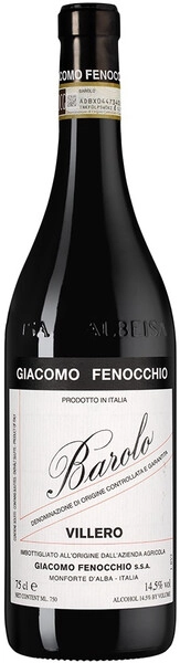 Вино Giacomo Fenocchio, Barolo Villero DOCG, 2020