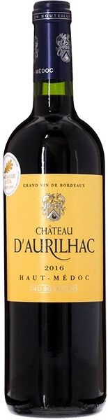 Вино Chateau D'Aurilhac, Cru Bourgeois, Haut-Medoc AOC, 2016