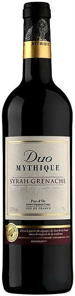 Вино Val d'Orbieu-Uccoar, Duo Mythique Syrah-Grenache, Pays d'Oc IGP, 2012