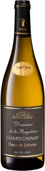 Вино Domaine de la Ragotiere, Coeur de Schistes Chardonnay, Val de Loire IGP, 2023