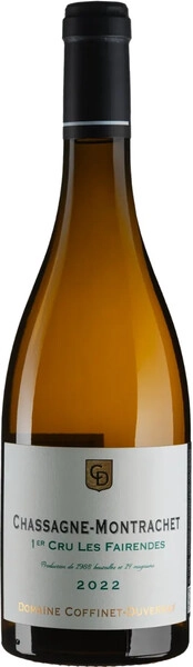 Вино Domaine Coffinet-Duvernay, Chassagne-Montrachet 1er Cru Les Fairendes AOC, 2022