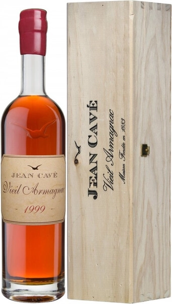 Арманьяк Jean Cave, Vieil Armagnac AOC, 1999, wooden box, 0.7 л
