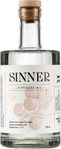 Джин Sinner, 0.7 л