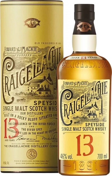 Виски Craigellachie 13 Years Old, in tube, 0.7 л