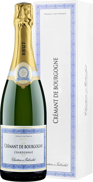 Игристое вино Chartron et Trebuchet, Chardonnay Brut, Cremant de Bourgogne AOC, gift box