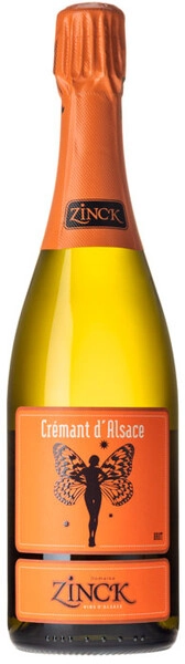 Игристое вино Domaine Zinck, Cremant d'Alsace Brut AOC, 2022
