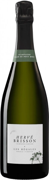 Шампанское Herve Brisson, Les Regales Blanc de Blancs Extra Brut, Champagne AOC, 2019