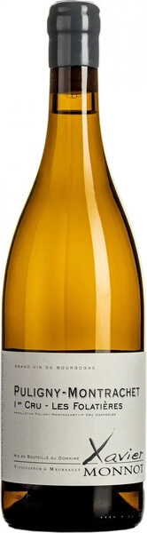 Вино Domaine Xavier Monnot, Puligny-Montrachet 1er Cru Les Folatieres AOC, 2021