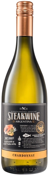 Вино Steakwine Chardonnay (Black Label), 2017