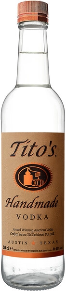 Водка Tito's Handmade Vodka, 0.5 л