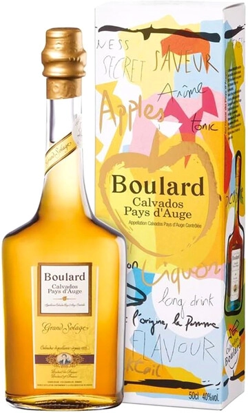 Кальвадос Boulard, Grand Solage, Pays d'Auge AOC, gift box, 0.5 л
