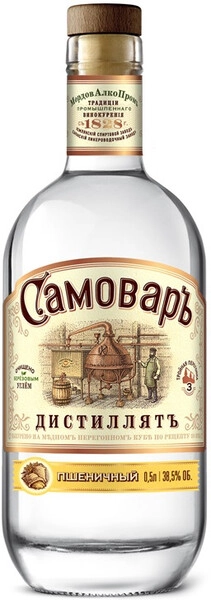 Водка Самовар Пшеничный, 0.5 л
