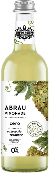 Вода Abrau Vinonade Zero Traminer, 375 мл