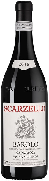 Вино Scarzello, Barolo Sarmassa Vigna Merenda DOCG, 2018