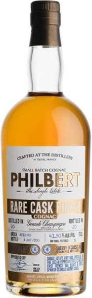 Коньяк Cognac Philbert, Rare Cask Finish Grande Champagne AOC, 0.7 л